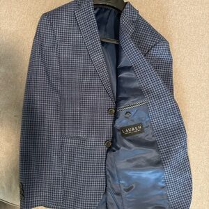 Ralph Lauren boy Navy Checkered Blazer
